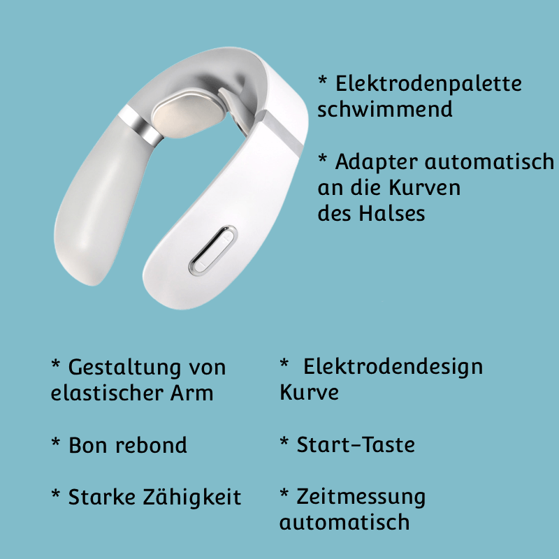 Wohlgefühl™ | Tragbares Nackenmassagegerät - Mini-Massagegerät für die Tiefenmassage
