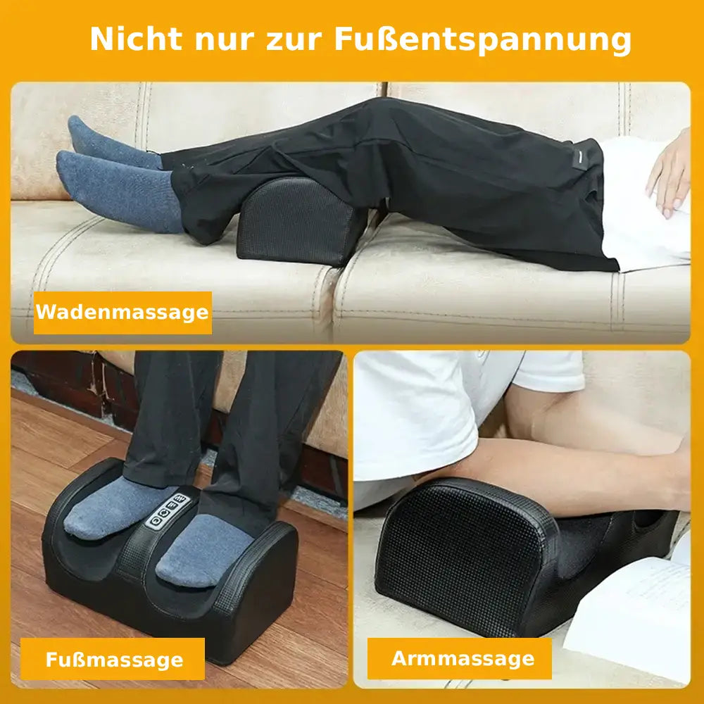 Wohlgefuhl™ | Shiatsu-Fuß- und Wadenmassage - Elektrisches Fußmassagegerät mit Heizung
