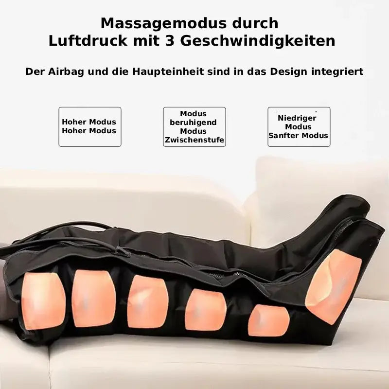 Wohlgefühl™ | Jinkairui - Beinmassagegerät mit Luftkompression (Kneten + Wärmen)