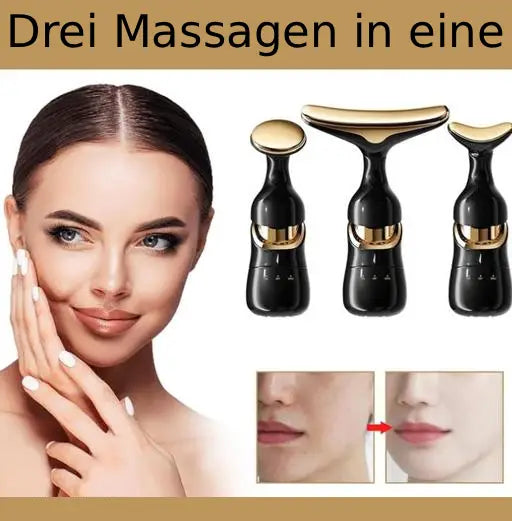 Wohlgefühl™ | 3-in-1-Massagegerät - Gesicht, Hals und Augen